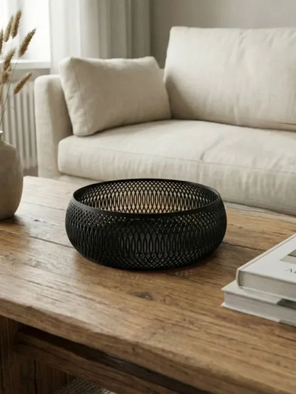 Spiral Lattice Bowl | Modern Centerpiece